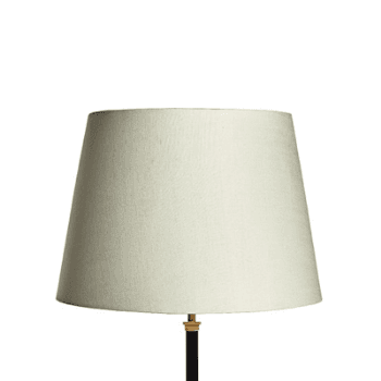 Lampshade, Straight Empire, Stone Taj Silk, 40cm