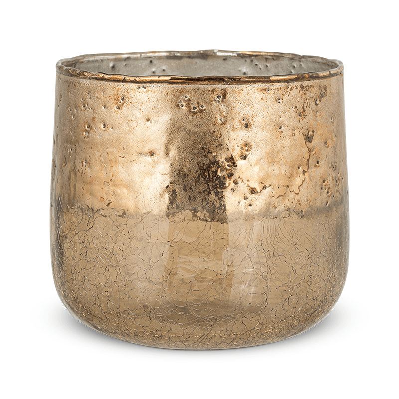 Konara Tealight Holder, D13cm, Copper Smoke