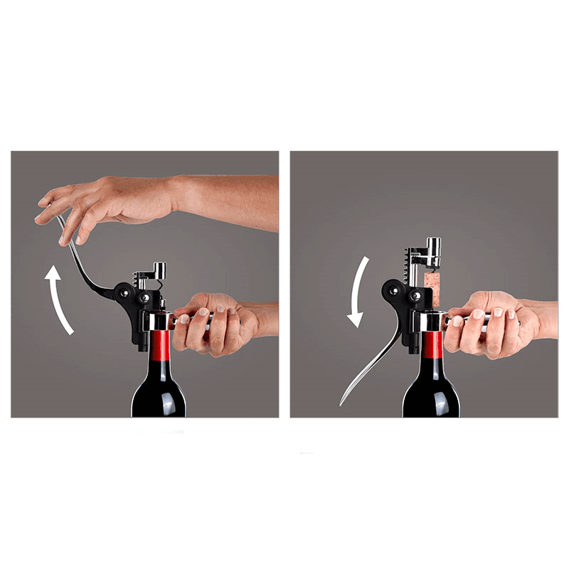 Lever Corkscrew Horizontal, Black