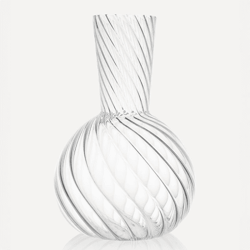Image showing the Rippled Carafe, 20cm, Clear product.