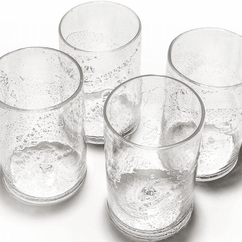 MOLTEN 1090 Set of 2 FLECK Tumblers, H12cm, Silver
