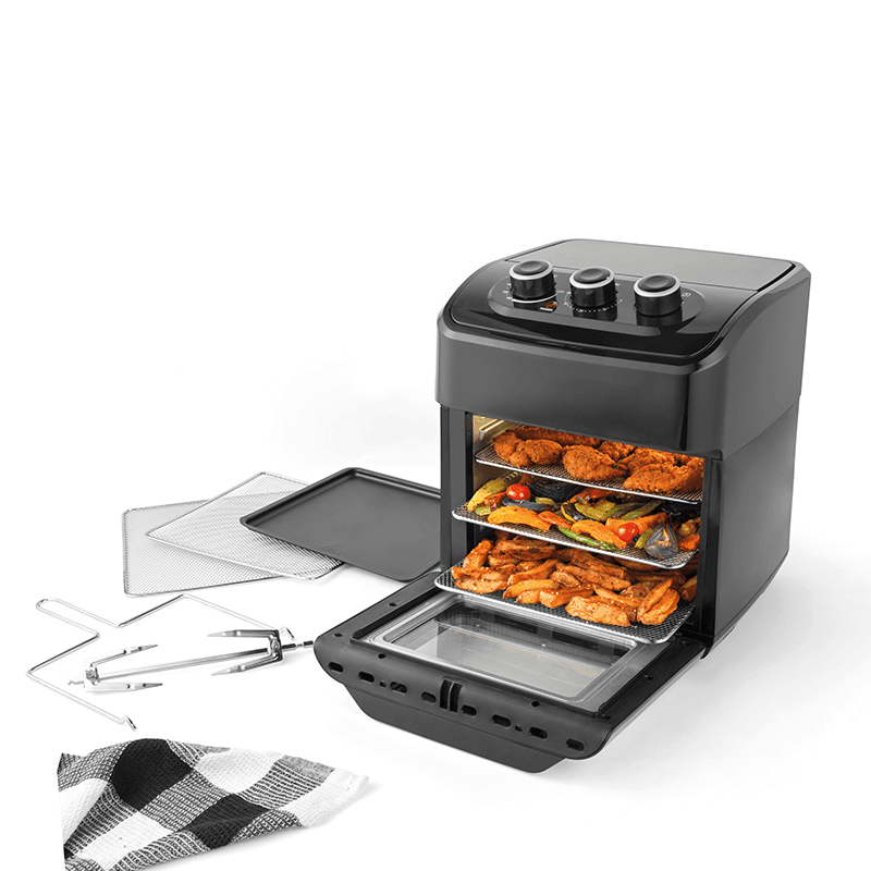 Manual Air Fryer Oven, 12L, Black