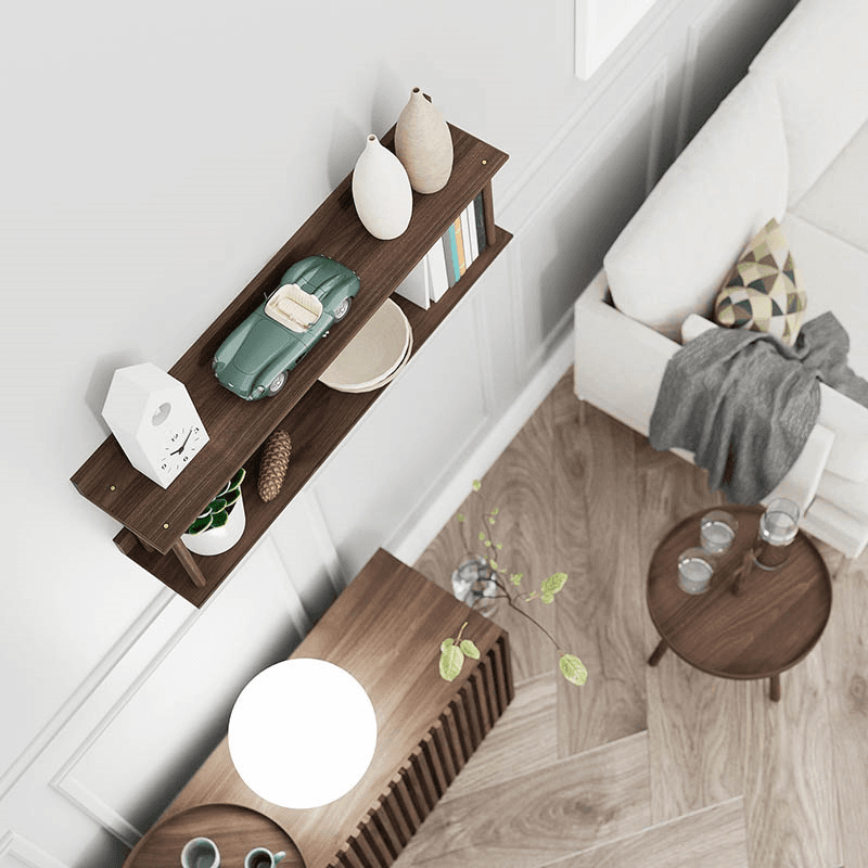 Platform 2 Shelf, H38 x W100cm, Walnut