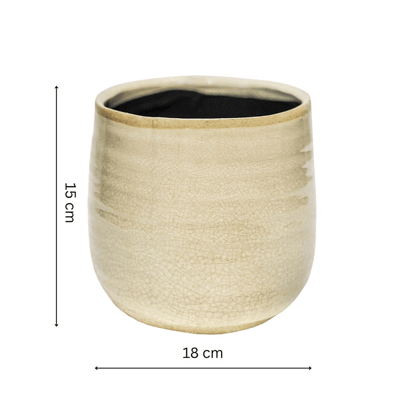 Como Pot, D18cm, Ivory
