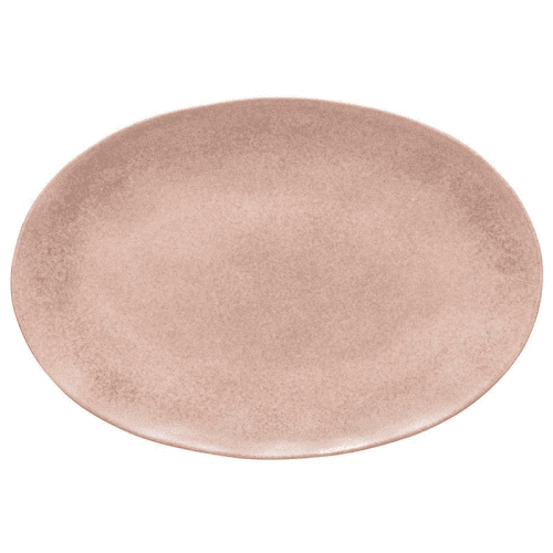 Image showing the Livia Oval Platter, D45cm, Mauve Rose product.