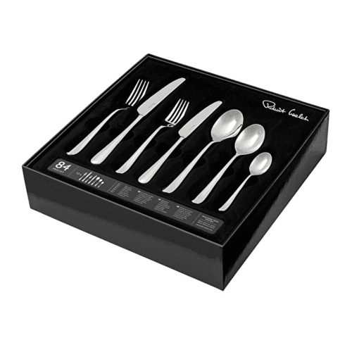 Image showing the Kingham Bright 84 piece cutlery set, Stainless Steel product.