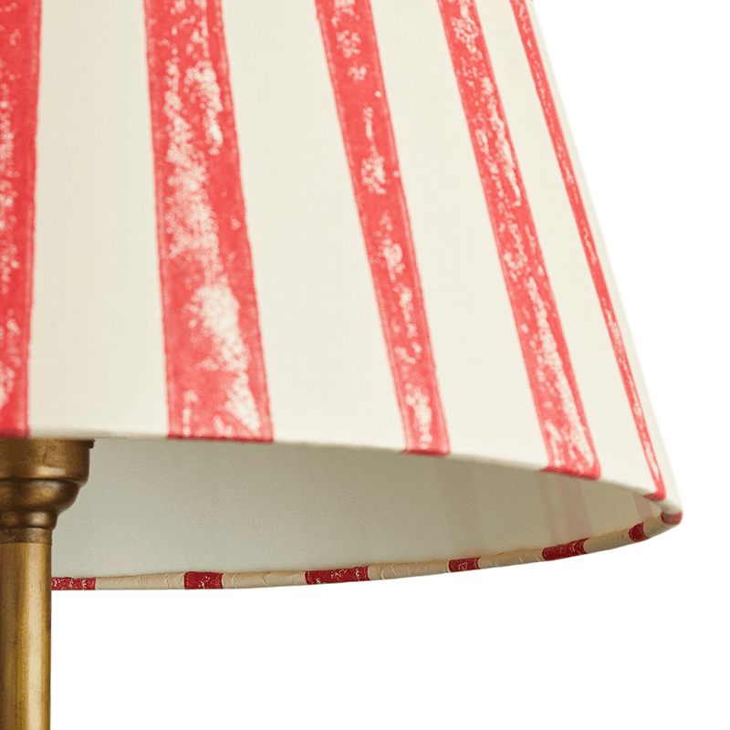 Straight Empire Shade, 35cm, Scarlet Tapers Hand Painted Card