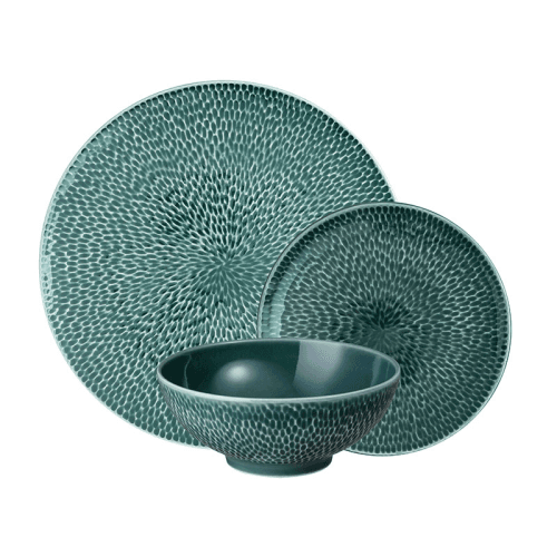 Image showing the Carve Green 12 Piece Tableware Set product.