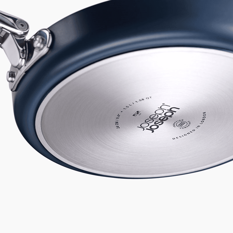 Space Folding Frying Pan, 24cm, Midnight Blue