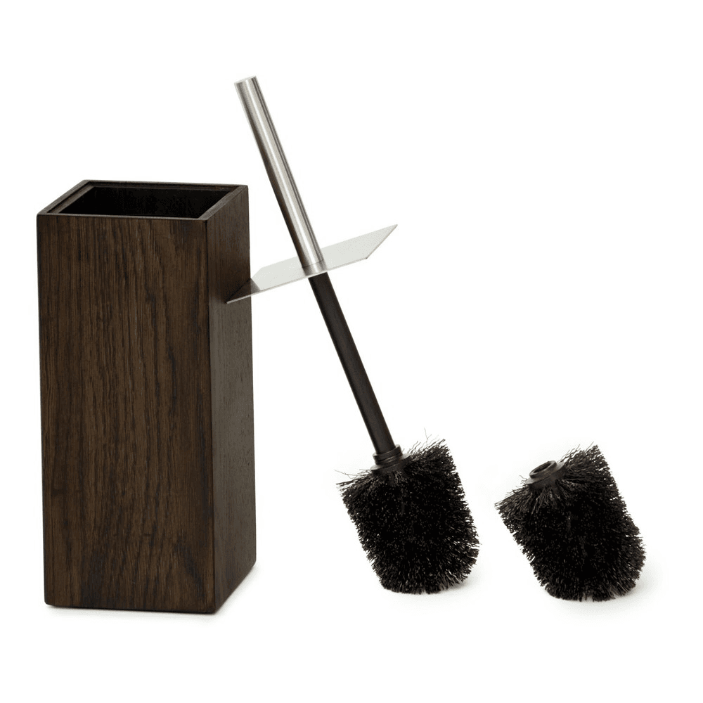 Mezza Loo brush, H39 x W11 x D11cm, Dark Brown