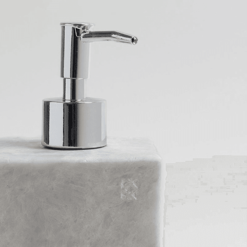 Mandalay Soap Dispenser, 19.5 x 8.5cm, Marble