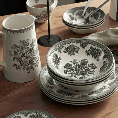 Image showing the Asiatic Pheasants Plate, D17.5cm, Green product.