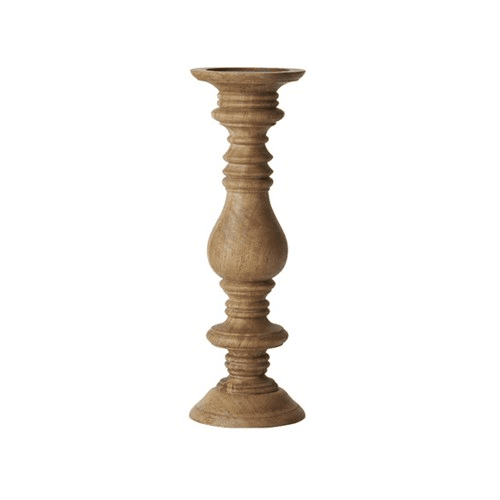 Image showing the Akello Candlestick H46cm, Mango Wood product.