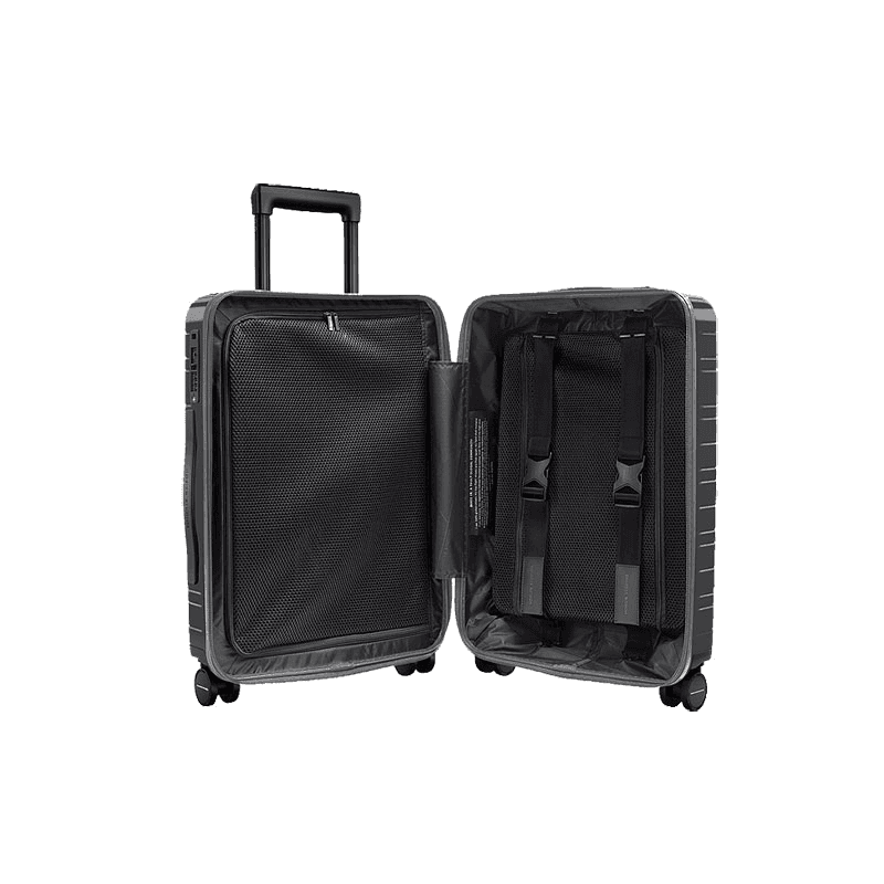 H5 Smart Cabin Suitcase, H55 x W20 x L40cm, Glossy Graphite