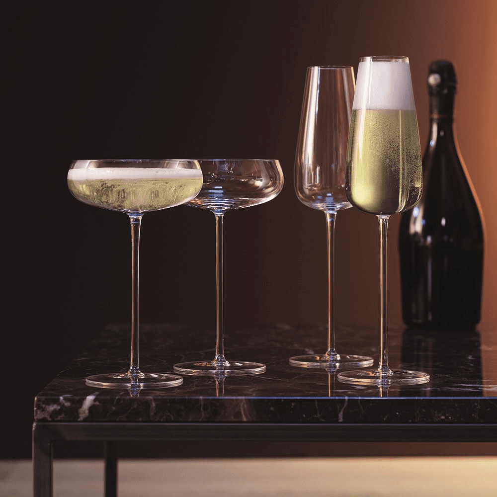Wine Culture Pair of champagne saucer, 320ml, clear