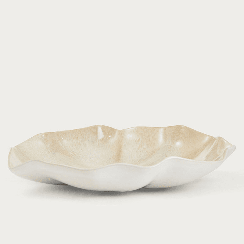 Sennen Serving Platter, D39cm, Sand