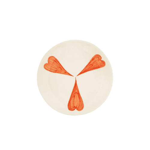 Image showing the Classic Love Dessert Plate, D15cm, Red product.
