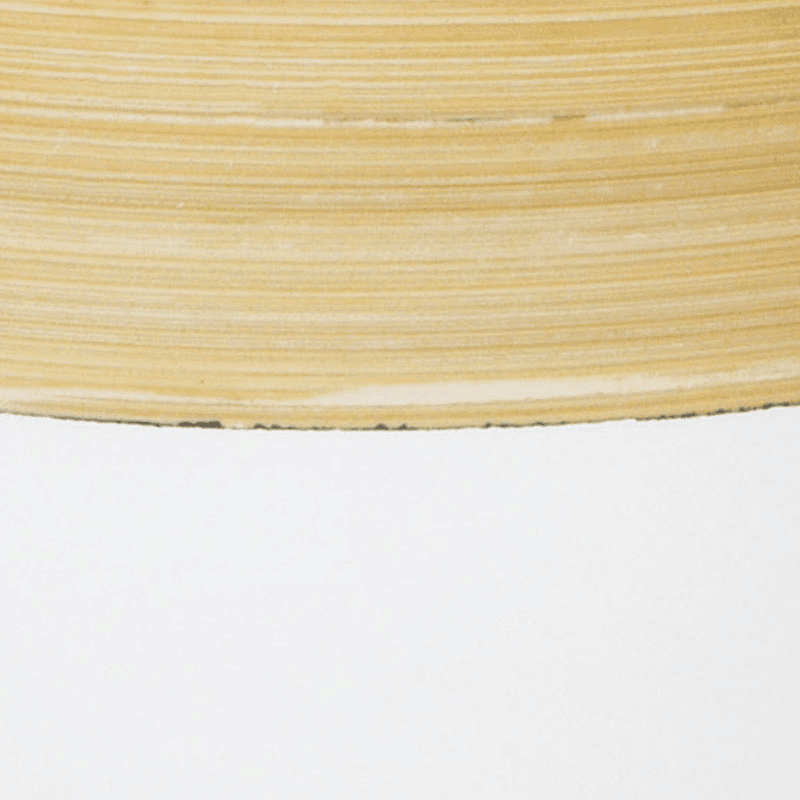 Bamboo Planter, H20 x W23 x D23cm, White