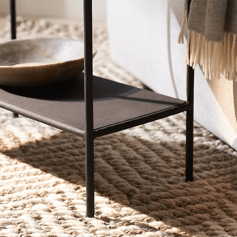 Marton Sofa Side Table, Black