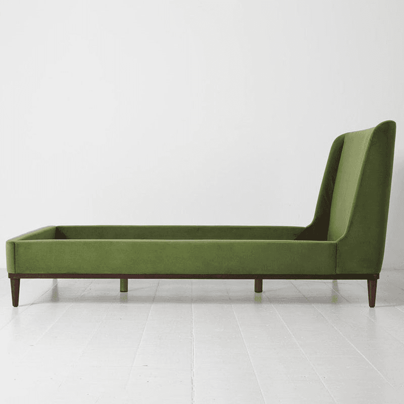 Bed 02 Velvet Double Frame, Vine