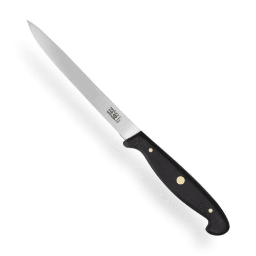 Image showing the Professional Series Serrated Tomato Knife, 12cm, Black product.