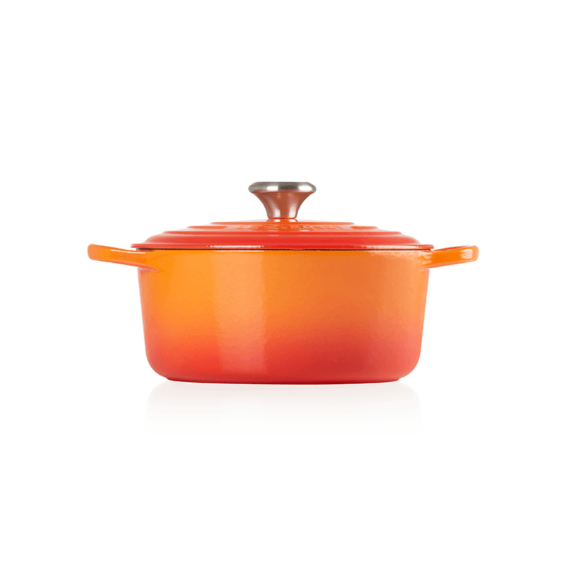 Signature Cast Iron Round casserole, 28cm - 6.7 litre, Volcanic