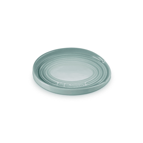 Image showing the Stoneware Oval Spoon Rest, 16cm, Sea Salt product.