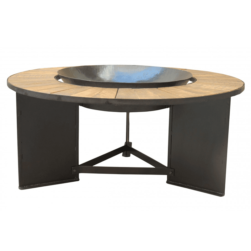 Firebowl Table, D120cm x H52cm, Black