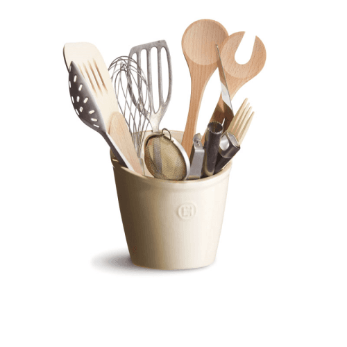 Image showing the Ceramic Utensil Pot, H16cm, Cream product.