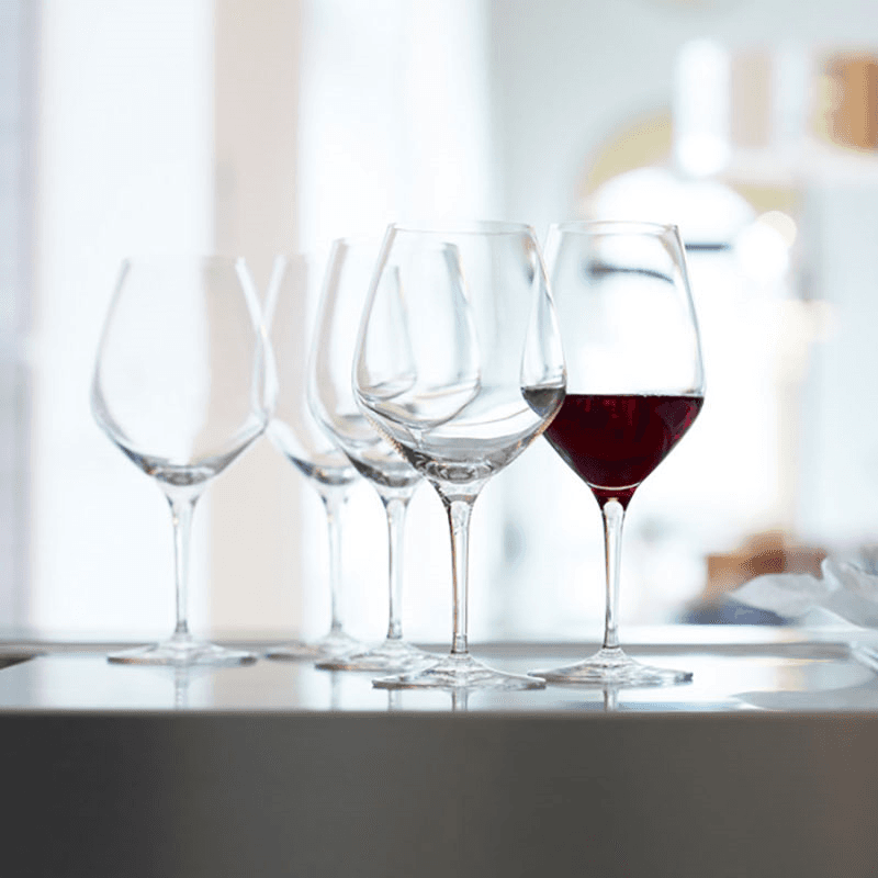 Authentis Set of 4 Red Wine/Water Glasses, 480ml, Clear