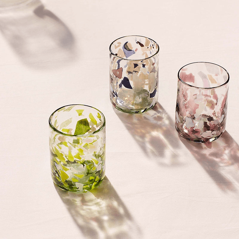Jardin Set of 4 Tumblers, 350ml, Green