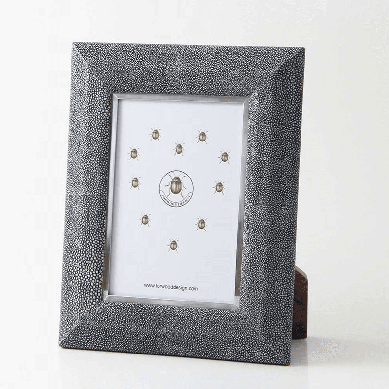 Bella Photo  Frame, 7 x 5", Charcoal Shagreen