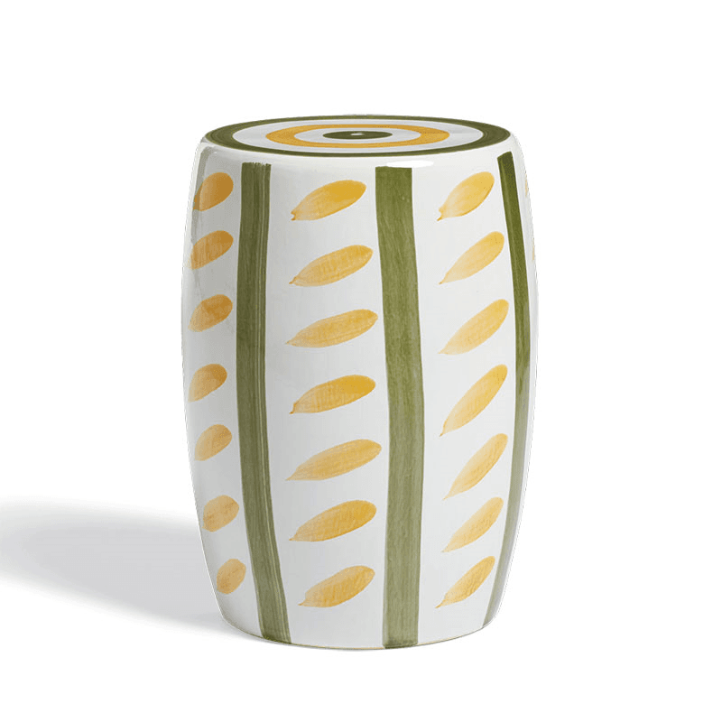 Rander Ceramic Stool, Spruce