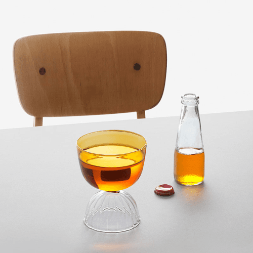 Image showing the Tutu Bowl/Water Glass, 280ml, Amber product.