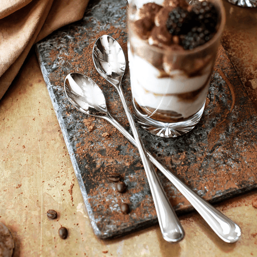 Image showing the Radford Set of 4 Long Handled Spoon, Stainless Steel product.