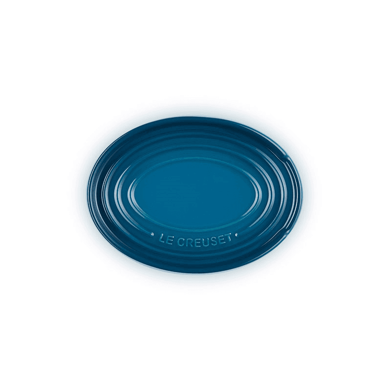 Oval Spoon Rest, Deep Teal