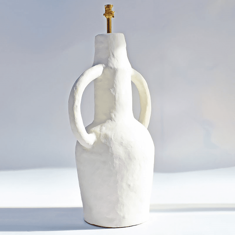 Rumba Sculptural Table Lamp, H54cm, White