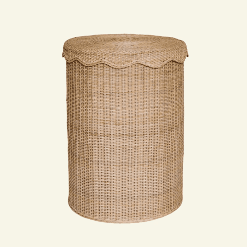 Image showing the Amina Rattan Side Table, Natural product.