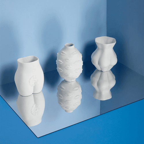 Image showing the Muse Gala Vase, H35cm, White product.