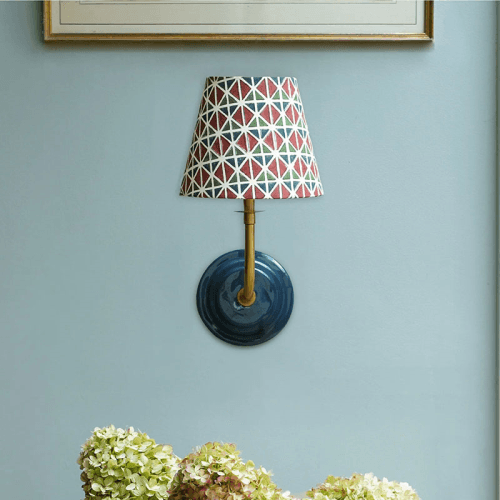 Image showing the Coloured Wall Light, 12cm, Blue product.
