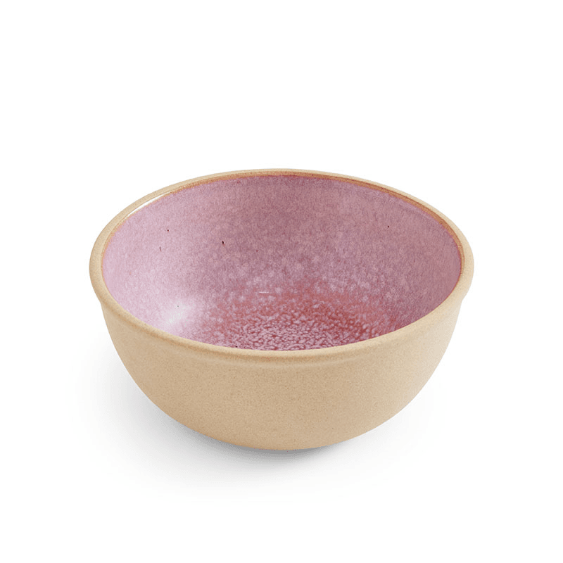 Minerals Set of 4 Bowls, D15cm, Rose Quartz