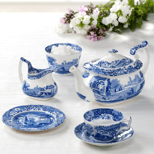 Image showing the Blue Italian Teapot, 1.1 litre product.