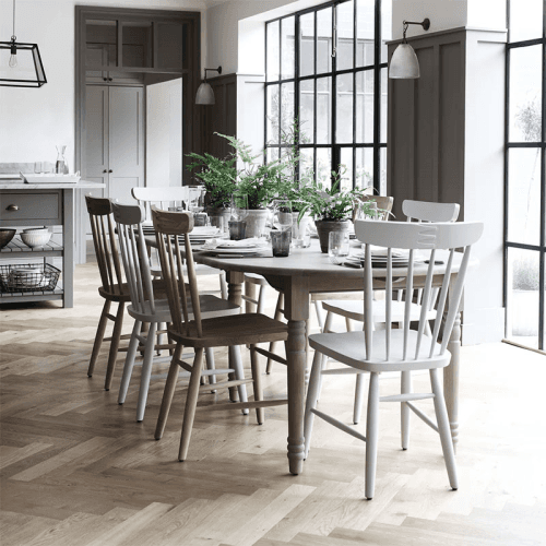 Image showing the Sheldrake 4-10 Seater Extending Dining Table, Natural Oak product.