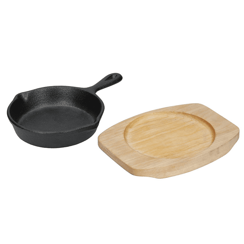 Mini frying pan, 11.5 x 16cm, Cast Iron