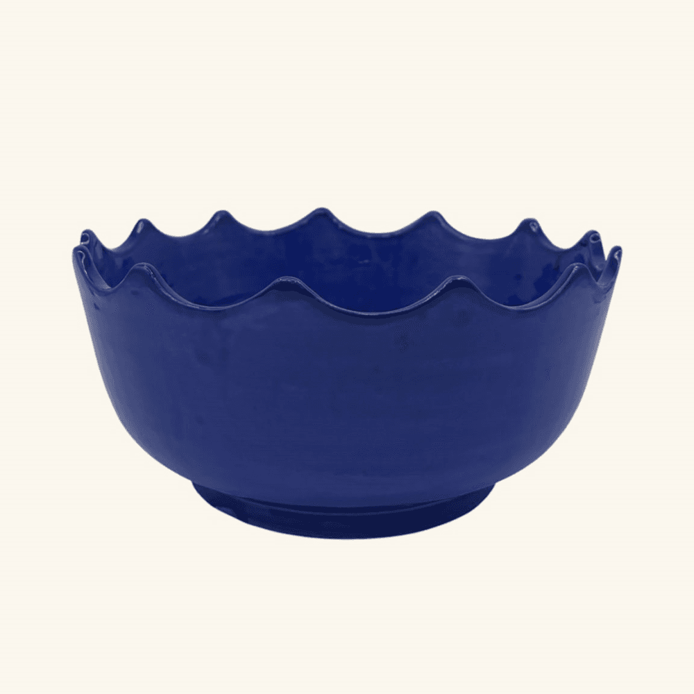 Scalloped Edged Set of 3 Bowls