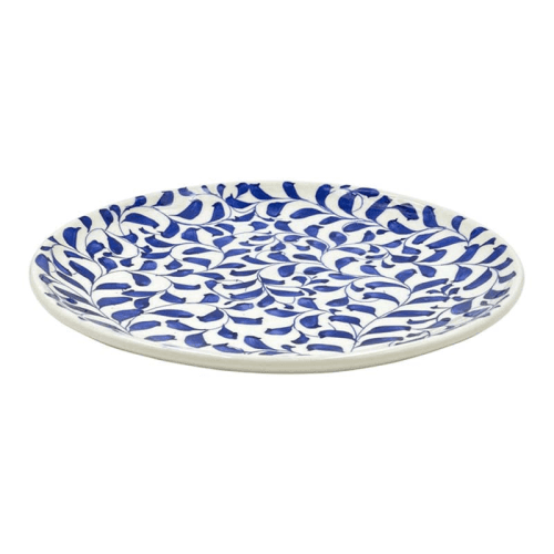 Image showing the Scroll Charger Plate, D30cm, Navy product.