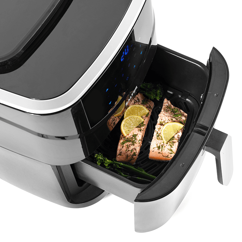XL Digital Steam Air Fryer, 6.5, Black