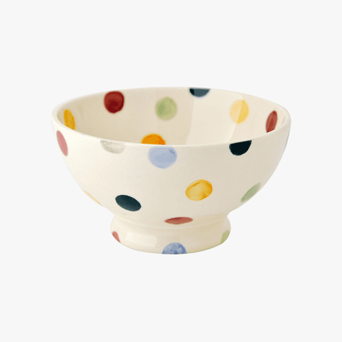 Image showing the Polka Dot French Bowl, D13.5cm, Cream product.