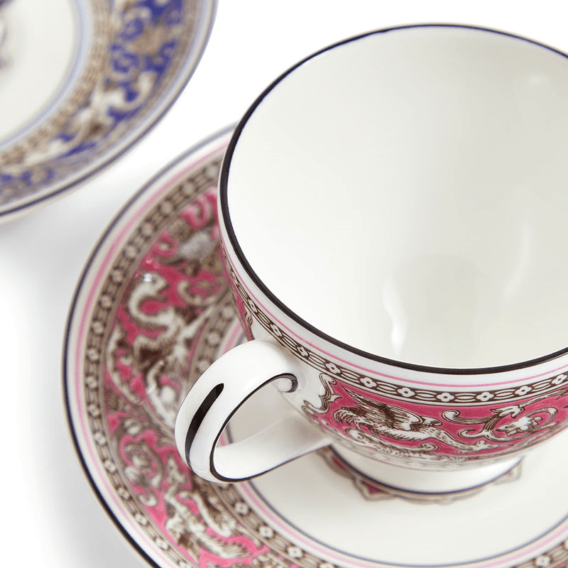 Florentine Set of 2 Teacup and Saucer, 174ml, Mixed