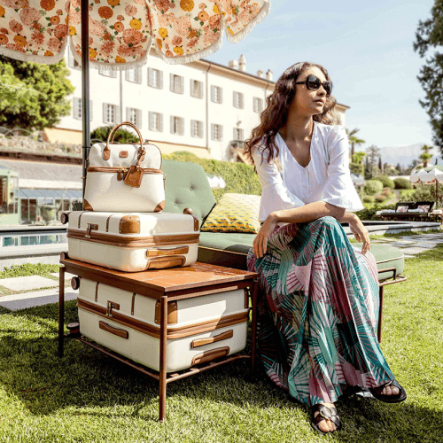 Image showing the Firenze Holdall, H28 x W19 x L43cm, Cream product.